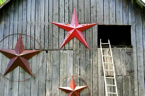 what do the metal stars on people's houses mean|stars on barns meaning.